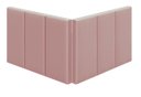 Ver imagem 2 de Cabeceira Painel Estofada Cama Casal Box 1,40 Dobrável Itália - Rose Suede