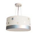 Ver imagem 1 de Lustre Pendente Infantil Estrelas Cúpula 30x15 2 em 1: Branco5615
