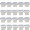 Ver imagem 1 de Balde Retang 3.6l Tampa Lacre P Condimentos Frios-20pç