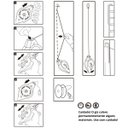 Ver imagem 6 de Kit Jogo Marcação Linha Giz 15m Azul Pedreiro Gesseiro com Nível + Refil Azul 120g