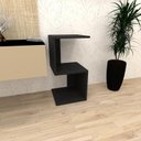 Ver imagem 3 de Mesa Lateral Preto Aparador de Sofa Sala Mesa Lateral Cama Mesa de Canto Sala de Estar