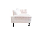Ver imagem 5 de Recamier Decorativo Divã Amsterdã 147cm Lado Esquerdo Bouclé Marfim