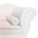 Ver mais imagens de Recamier Decorativo Divã Amsterdã 147cm Lado Esquerdo Bouclé Marfim