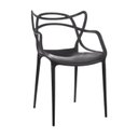 Ver imagem 1 de Cadeira Preta Allegra para Cozinha Mesa Jantar Area Gourmet:1 Unidade