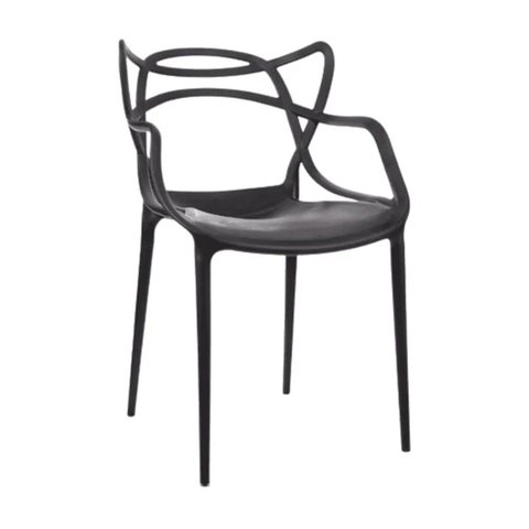 Cadeira Preta Allegra para Cozinha Mesa Jantar Area Gourmet:1 Unidade