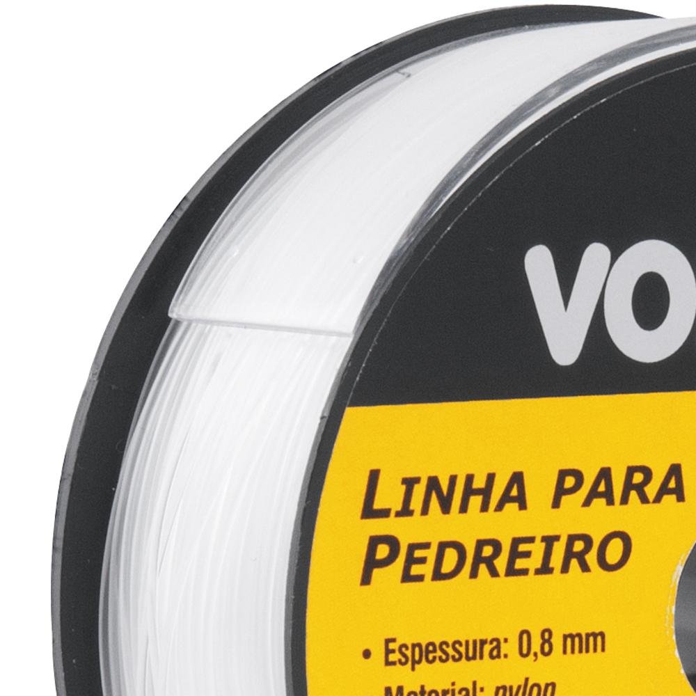 Linha para pedreiro lisa 0,8mmx100m - Vonder - 3