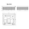 Spa de Hidromassagem Jacuzzi Aero 2,13m x 1,93m x 79 cm - 12 Jatos Com Aquecedor - Não acompanha Dec - 2