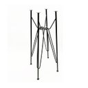 Ver imagem 1 de Base de Mesa Eames Bistrô Alta Ferro Eiffel Cor Preta para Tampo de Vidro Poltronas do Sul Eifel