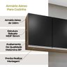 Armário Aéreo 1,60m Cozinha Parede 4 Porta Área de Serviço Lavínia Freijó Preto - 4