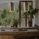 Ver imagem 3 de Luminária Teto Suspensa Cozinha Sala Jantar Varanda Ébano