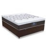 Cama Box Baú Casal Colchão Gazin Molas Ensacadas Com Euro In New - 2