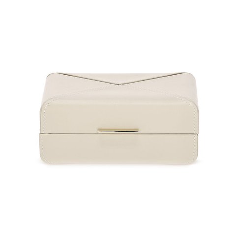 Caixa Decorativa em Mdf com Revestimento em Pu Off White 24,5cm 20778 Mart