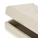 Ver imagem 2 de Caixa Decorativa em Mdf com Revestimento em Pu Off White 24,5cm 20778 Mart