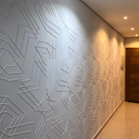 Ver imagem 6 de Kit 16 Placas Revestimento Flexivel Parede Decoração 3m² 3d