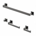 Ver imagem 1 de Kit Acessório 4 Peças Grafite Aço Inox 304 Premium Goldenx
