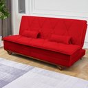 Ver imagem 1 de Sofá Cama Estoril 1,90m Suede Velut - King House