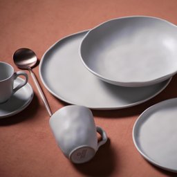 CONJUNTO C/ 6 PRATOS RASO BIO STONEWARE VIT Ø 27,5cm - 4