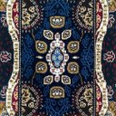 Ver imagem 4 de Tapete Persa Royal Azul Marinho 50x85cm Fio Acetinado - Decoração para Quarto e Sala