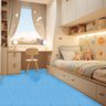 Carpete para Forração Quarto Infantil Forro Festa Venda M² Azul Oceano - 4