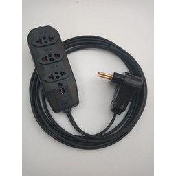 Extensao Eletrica 3 Metros Pr 3 Tomadas 10A Fio 1,5mm Cod.647L Mod.FL3TA RACRAFI - 3