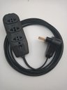 Ver imagem 3 de Extensao Eletrica 3 Metros Pr 3 Tomadas 10A Fio 1,5mm Cod.647L Mod.FL3TA RACRAFI