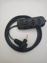 Ver imagem 2 de Extensao Eletrica 3 Metros Pr 3 Tomadas 10A Fio 1,5mm Cod.647L Mod.FL3TA RACRAFI