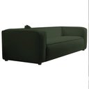 Ver imagem 1 de Sofá 3 Lugares 180cm Orgânico Luxo Recepção Cecília Linho Verde - Amarena Móveis