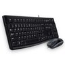 Teclado e Mouse com Fio Logitech MK120 Preto - 1