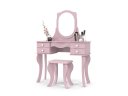 Ver imagem 4 de Penteadeira Pr Estilo Clássico com Banqueta Cor Rosa Pt