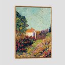 Ver imagem 1 de Quadro Van Gogh Paisagem 1928 Tela Moldura Bege 45X30Cm