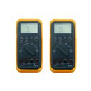 Ver imagem 1 de Kit 2 Multímetro Digital 3/4 Dígitos Corrente Tensão Hfe Capacitância Diodo Md-390 Portátil Com Pont