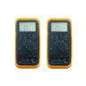 Kit 2 Multímetro Digital 3/4 Dígitos Corrente Tensão Hfe Capacitância Diodo Md-390 Portátil Com Pont - 1