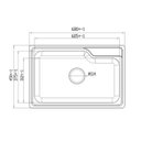 Ver imagem 2 de Cuba Inox 68 x 45 30505