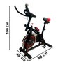 Bicicleta Ergométrica Spinning Profissional Mecânica 13 Kg Suporta 120 Kg Importway Iwbes-13 - 2