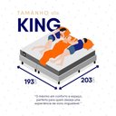 Ver mais imagens de Conjunto Box Baú Branco Durban Cinza Espuma D28 King 193x203x64 - King House