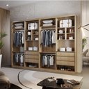 Ver imagem 1 de Closet Casal Fenix Premium 6 Gavetas 16 Prateleiras Rufato
