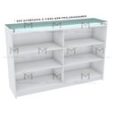 Ver imagem 5 de ARMÁRIO, BALCÃO DE APOIO COM PRATELEIRAS M499.B (LOJA, CASA) MUNDI MOVEIS