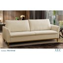 Ver imagem 3 de Sofá 2 Lugares Namoradeira Montreal Linho Creme - Meu Estofado Sofá 2 Lugares Namoradeira Montreal S