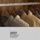 Ver imagem 7 de Guarda Roupa Casal 6 Portas com Espelho e 3 Gavetas Prático - Amêndola Touch