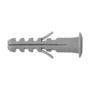 Ver imagem 1 de Bucha para concreto S com aba fischer - 6x30mm - Caixa com 100 unid.