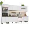 Armário de Cozinha Completa 355cm Branco Reims da Sabrina Madesa - 3