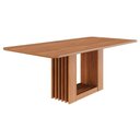 Ver imagem 1 de Mesa de Jantar Retangular Ariela 210x100 Cinamomo com Tampo em Mdf - Cimol Móveis Cinamomo