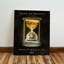Ver imagem 6 de Kit 3 Quadro Decorativo Dinheiro Money Riqueza Tempo Quarto Qualidade Premium Moderno 28x20cm