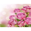 Ver imagem 2 de Papel De Parede Flores Rosas Romântico 3D Nfl213