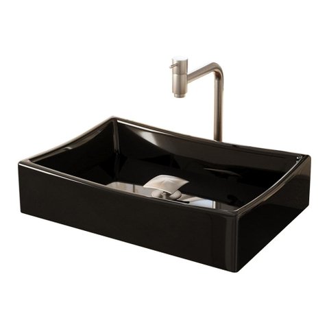 Kit da Cuba Dalla Preta com Torneira Inox e Valvula Click