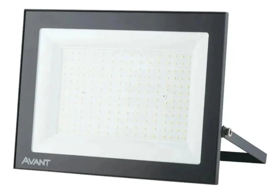 Refletor Holofote Led 200w Avant Slim Bivolt Branco Frio