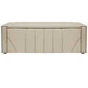 Ver imagem 6 de Calçadeira Baú Solteiro 90 Cm Para Cama Box Corano Bege