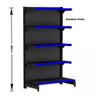 Gondola Centro 170 Fit Ate 3 Metros 1 Ponta Preto 35b Pe Azul - 4