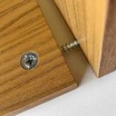 Ver imagem 4 de Rack New Bend 220 cm Porta Lisa Luna/Dourado Incolar