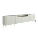Ver imagem 1 de Rack New Bend 220 cm Porta Lisa Luna/Dourado Incolar